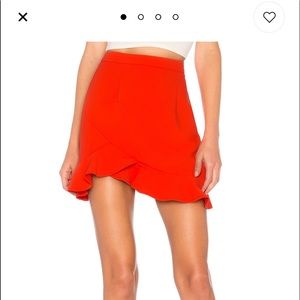 Superdown mini ruffle skirt